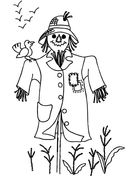 How to Use Scarecrow Coloring Pages