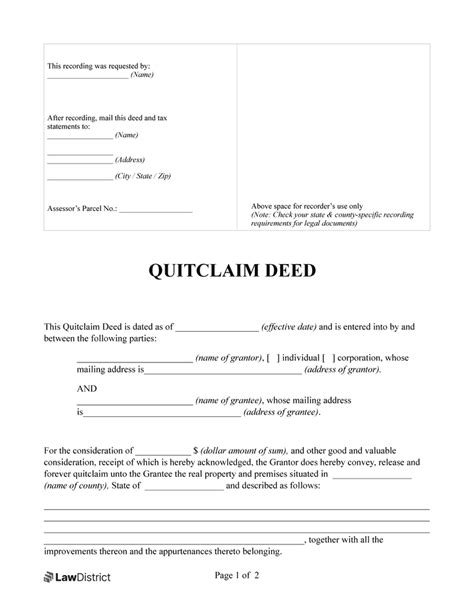 How to Use a Quitclaim Deed