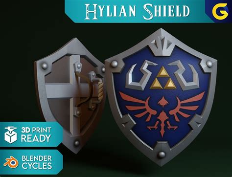 Hylian Shield 3D Print