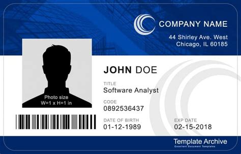 ID Template Examples