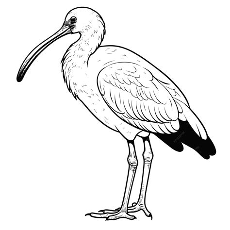 Ibis Coloring Pages for Bird Enthusiasts