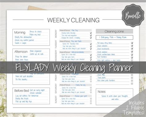 Implementing Your Flylady Cleaning Schedule