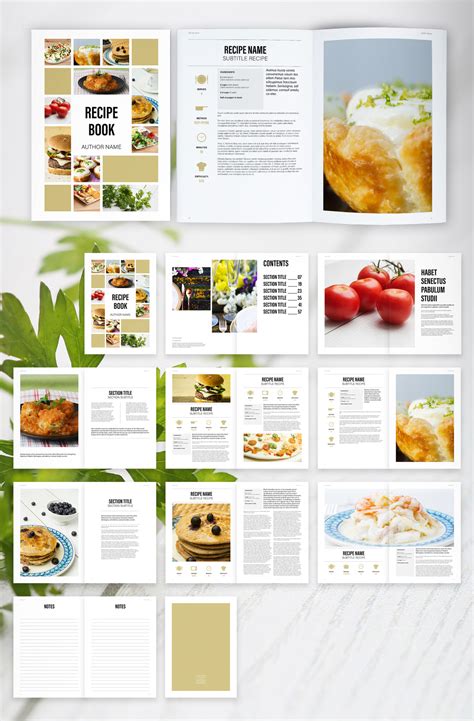 InDesign Cookbook Template Image 3