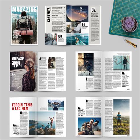 InDesign Magazine Spread Template Tips and Tricks