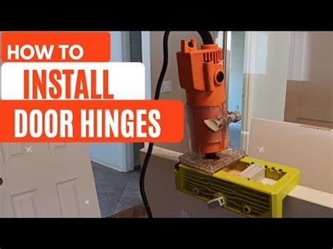 Installing Ryobi Hinges