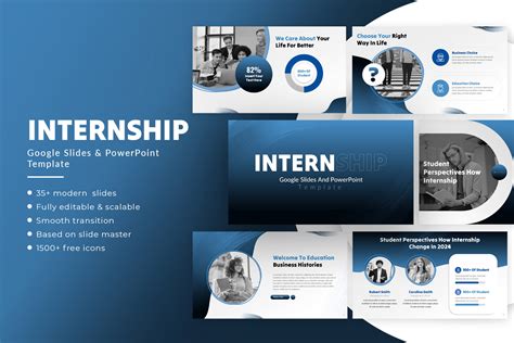 Internship Presentation Template Canva