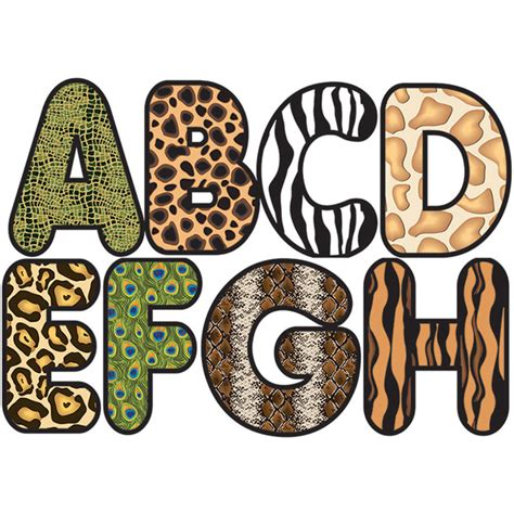 Introduction to Animal Print Letters