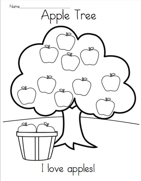 Introduction to Apple Tree Printables