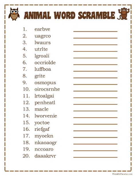 Introduction to Word Scramble Games