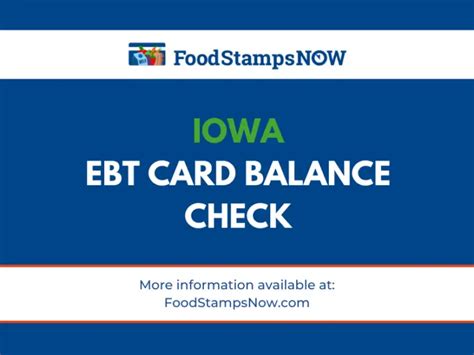 Iowa Ebt Card Balance