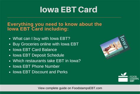 Iowa Ebt Card FAQs