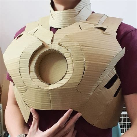 Iron Man Chest Plate Template