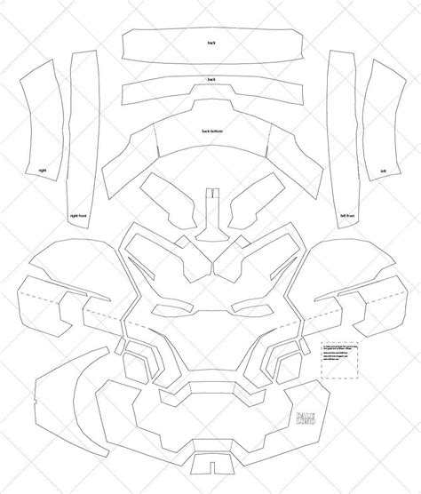 Iron Man Helmet Template