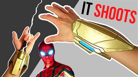 Iron Spider Web Shooter Template Design