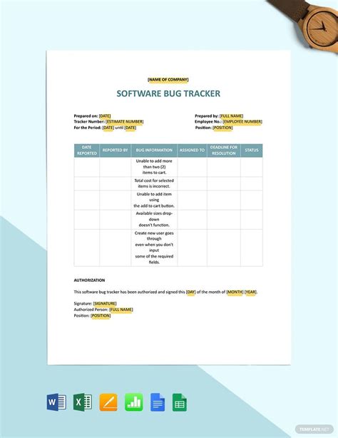 Issue Tracking Template Excel Structure