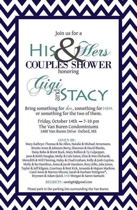 Jack and Jill invitation design ideas