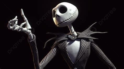 Jack Skellington Pumpkin Template