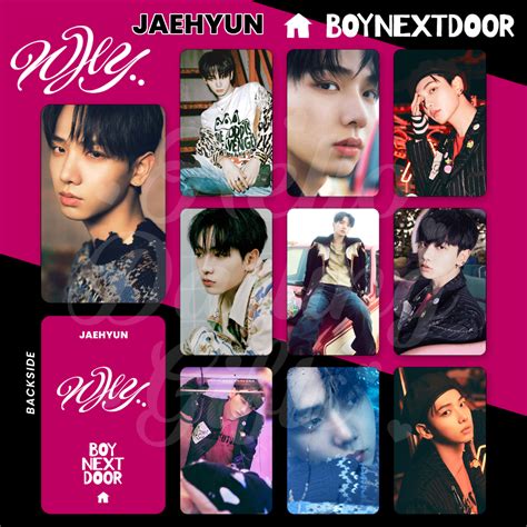 Jaehyun Photocard Template Boy Next Door