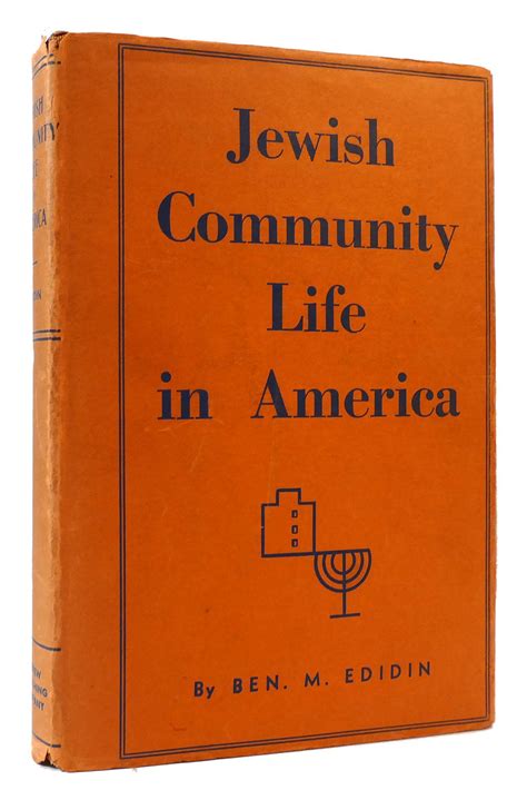 Description of Jewish Community Life