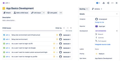 Jira Templates For Epics Examples