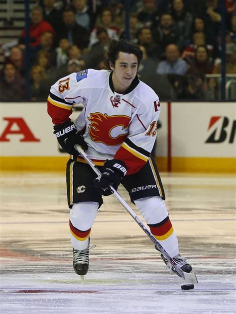 John Gaudreau on the ice