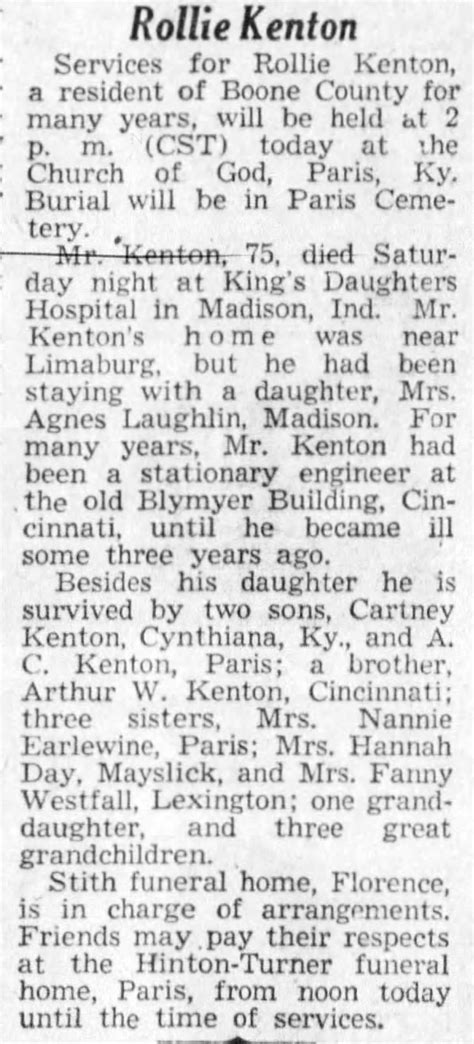 Kenton Obituaries Image 4