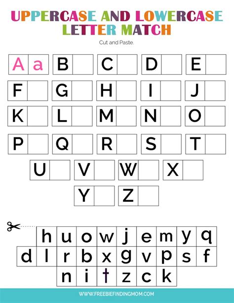 Kindergarten Alphabet Worksheets