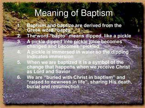 Description of LDS Baptism Significance