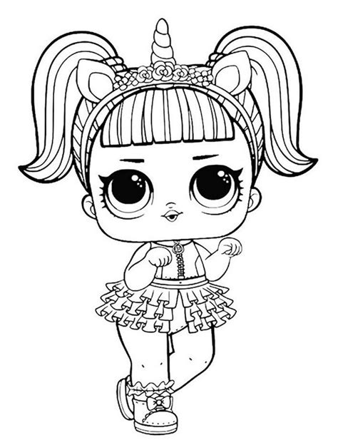 LOL Doll Coloring Pages for Kids