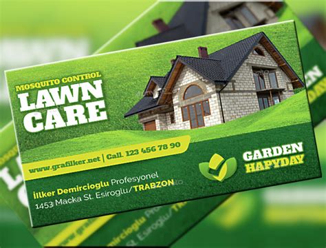 Landscaping Business Card Template Design