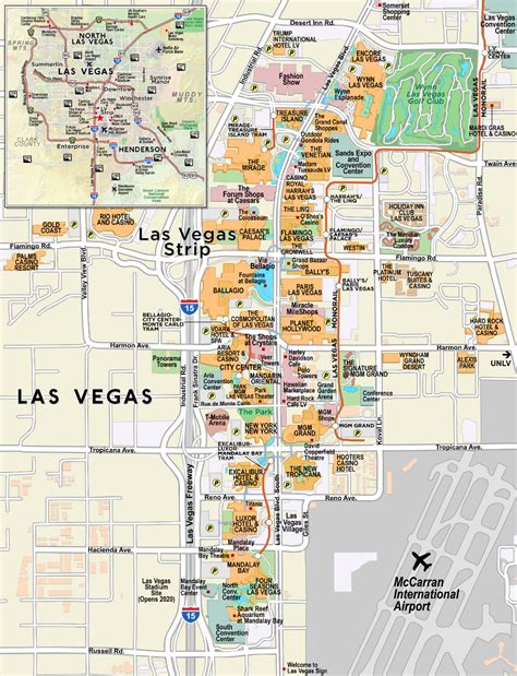 Las Vegas Strip Map Download