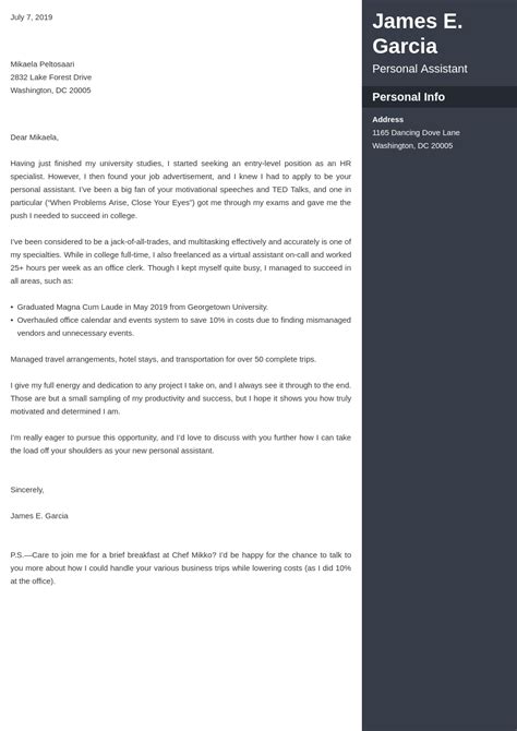 Latex Cover Letter Template