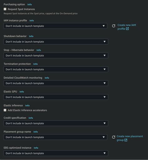 Launch Configurations