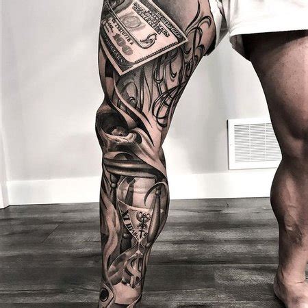 Inspiring leg sleeve tattoo ideas