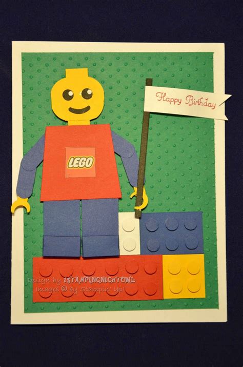 Lego Birthday Card Design Image 1