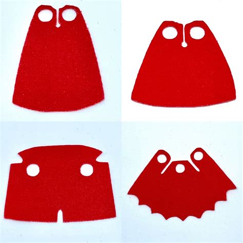 Lego Cape Template Designs