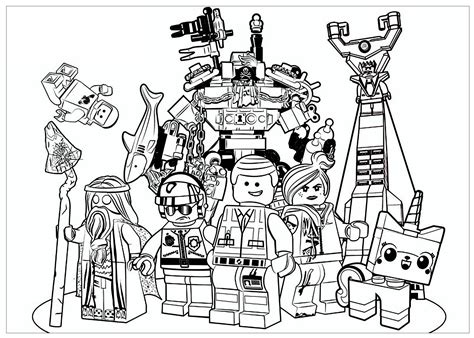 Adult coloring books featuring Lego themes