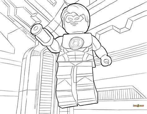 Lego DC Super Heroes characters for coloring