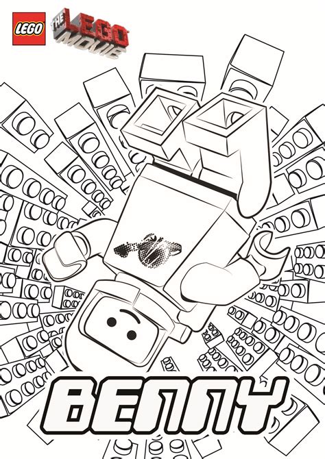 Lego Free Printable Coloring Pages for Adults