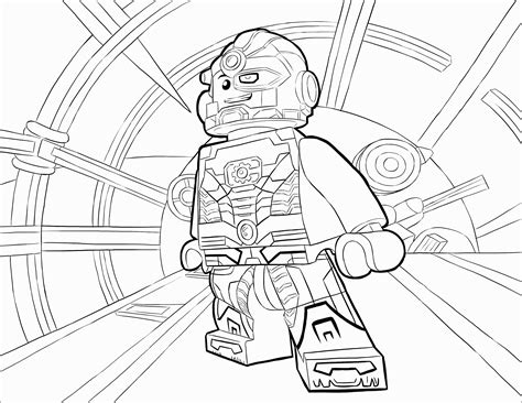 Lego Marvel characters and vehicles for coloring