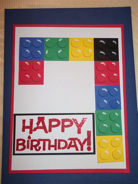 Lego Printable Birthday Card Design Image 2