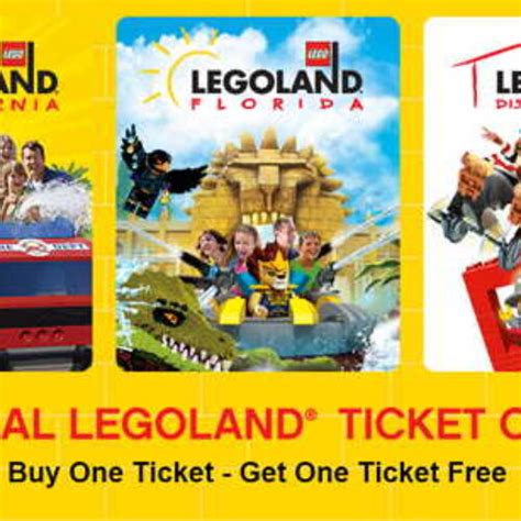 Legoland BOGO Ticket