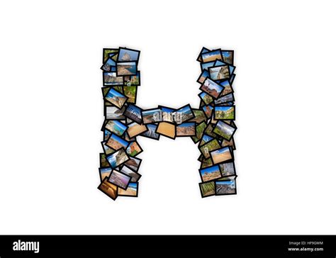 Letter H Collage