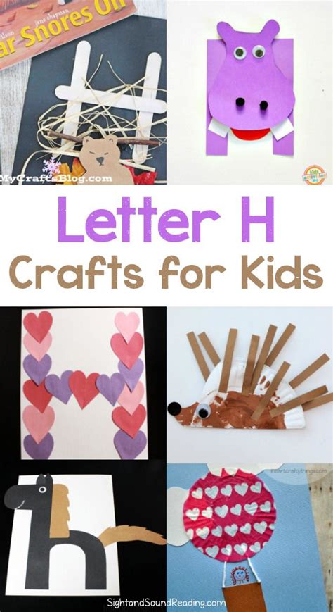 Letter H Craft Ideas for Preschoolers