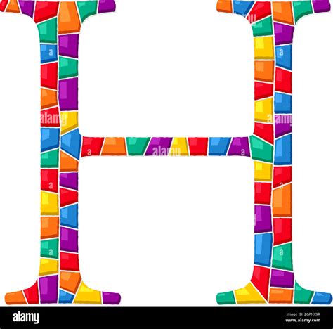 Letter H Mosaic