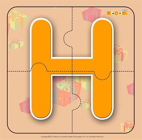 Letter H Puzzle