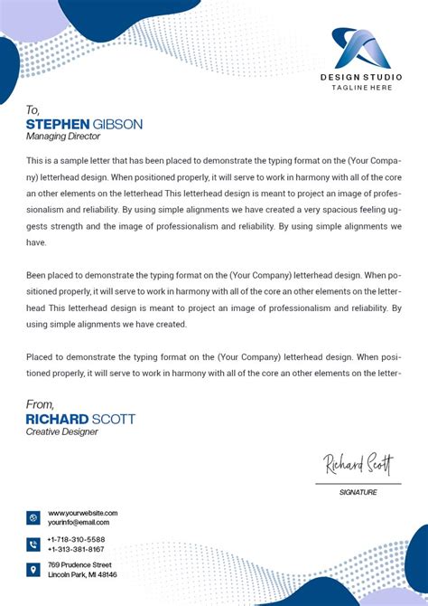 Letterhead Template 9