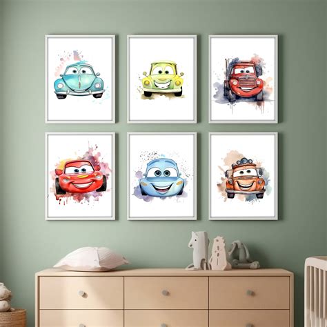 Lightning McQueen decorative prints