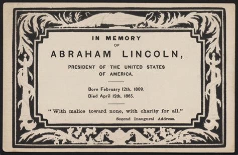 Another example of a Lincoln obituary