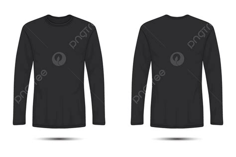 Long Sleeve Shirt Template Design Image 1